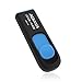 ADATA UV128 64GB USB 3.0 Retractable Capless Flash Drive, Blue (AUV128-64G-RBE)