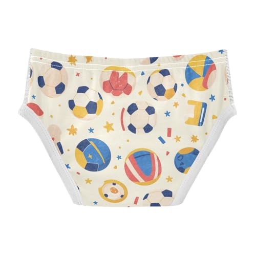 KLL Soccer Ball Toddler Boys Comfort Briefs Underwear Cute Children Panties2