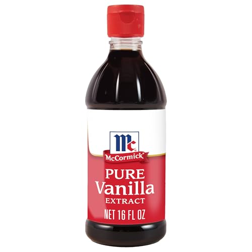 McCormick Vanilla Extract, Pure, Gluten Free, Non-GMO, Made with Madagascar Vanilla Beans, 16 fl oz