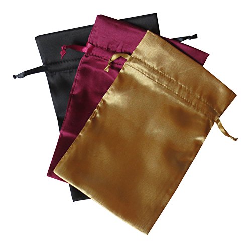 Tarot Bags Fall Colors Satin Bundle of 3: Wine Black ...