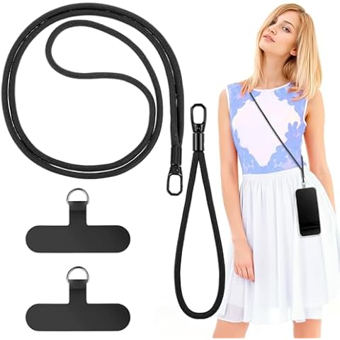 HJZHII 2 Pièces 60cm 18cm Cordon Telephone Portable Cover