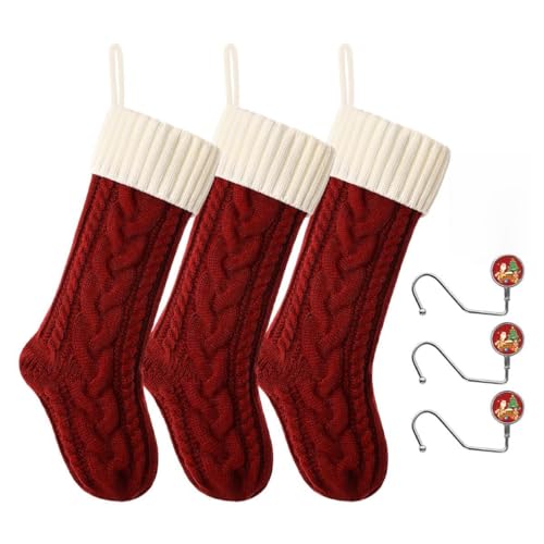 ZGCYSMHT Christmas Stockings 18 Inches Classic...