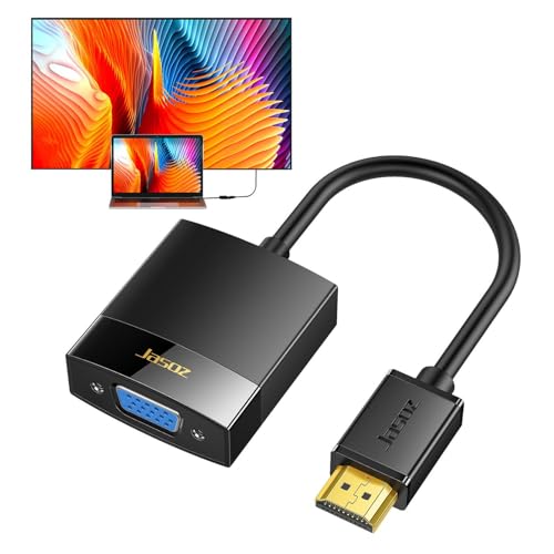 Adaptadores de Cable de computadora, Cable de Monitor VGA - Conector Estable con una Imagen Delicada | Convertidor de señal de Alta Velocidad Accesorios electrónicos para computadoras portátiles