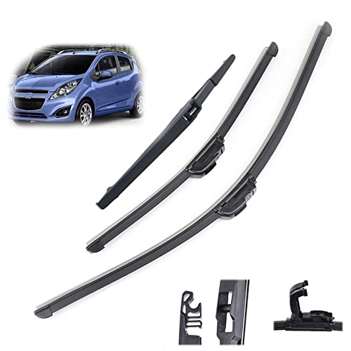 Essuie-Glaces Chevrolet Spark M300 2009-2015 à haute performance d'essuyage silencieux
