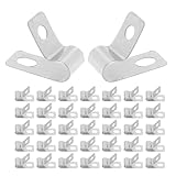 Kisangel 100 Pièces Lot de Colliers de Serrage R Acier Inoxydable Résistants Chaleur pou...