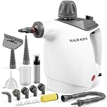 Handheld Steam Cleaner, 500ml Portable Steam Cleaner, 1050W High Pressure with 16 Accessories & Child Lock, Multi-Surface for Kitchen, Carpet, Upholstery, Floor, Window, Tile (Coconut White)