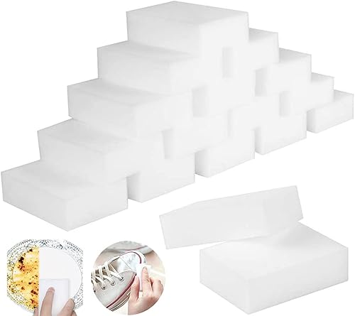Miniatura 1 de Paquete de 30 esponjas de limpieza de melamina extra gruesas y duraderas a granel  Almohadillas de limpieza de espuma de limpieza multisuperficie