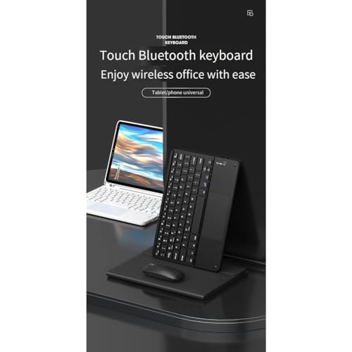 Teclado Bluetooth rosa de 10 pulgadas con touchpad para trabajar en tu tablet Android o iPad 3
