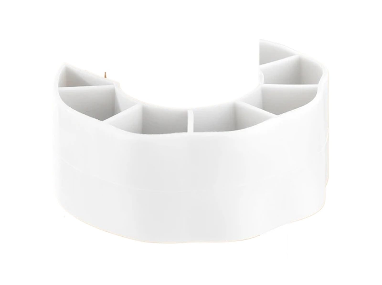 12pcs Soft Silent Door Stopper PVC Anti Slam Pinch Finger Protector Wall Guard Home Safety Wedge(White)
