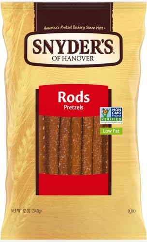 Image of Snyder's of Hanover Pretzel Rods, 12 oz (Pack of 12)