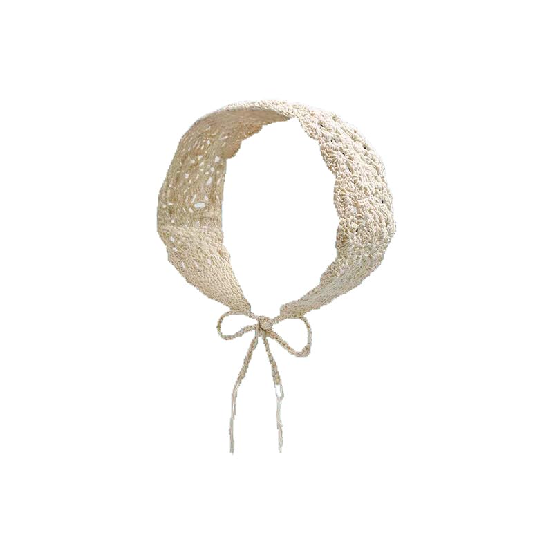 Bohemian Crochet Headband, Floral Pattern, Wide Brim, Multi-Color,HAIRBAND,headscarf hat (style33, One size fits all)