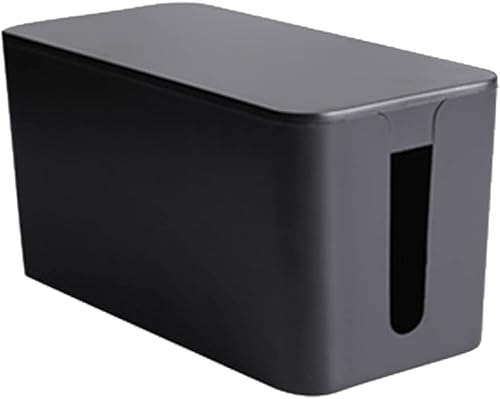 Caja organizadora de cables, caja organizadora de cables para el hogar y la oficina, para cubrir y ocultar, regletas y cables, protector de