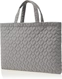KIYOHARA 女の子 ハート キルティング バッグ レッスンバッグ 横40.5cm×縦30cm #GRY グレー NRF05-LB