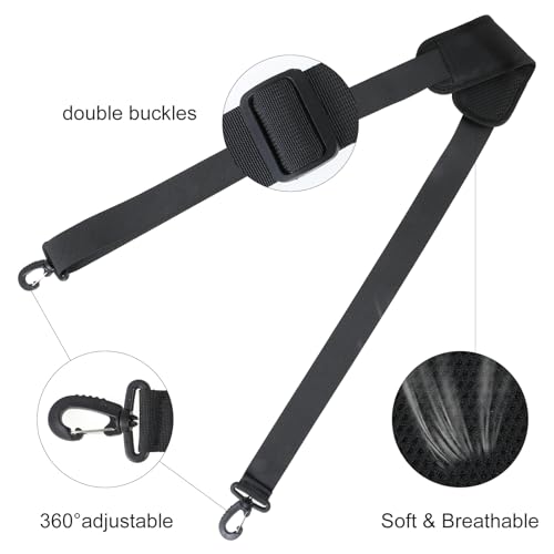 Wanmu Alça de ombro, 160 cm ajustável universal grossa macia alça de substituição, alças transversai