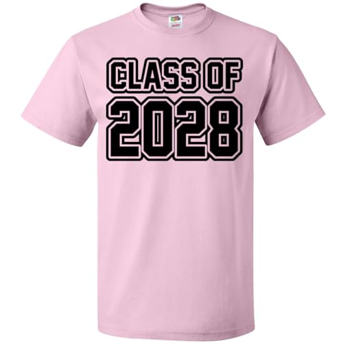 inktastic Class of 2028 Adult T-Shirt X-Large Pink 1a6d0