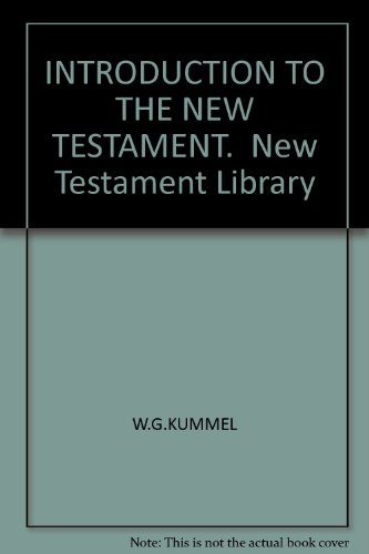 Introduction to the New Testament; (The New Tes... B0007IVW0C Book Cover