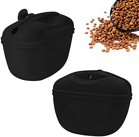 KEORHEZ 2x Leckerlitasche Für Hunde - Mit Kotbeutelspender & Verstellbarem Gurt