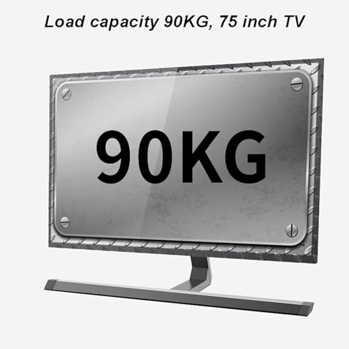 Support TV universel de bureau pied de table de remplacement ecran 37 a 75 pouces - 8