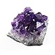 Nvzi Amethyst Druse, Amethyst Stein, Amethyst Kristalle, Kristalle Heilsteine, Bergkristall Rohstein, Roher Amethyst, Natürliche Amethyst-Geodenhöhlen Kristalle Heilsteine(50G)
