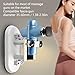 Hands Massage Gun Holder, Wall Mounted Multifunctional Fascia Gun Mounting Bracket for Fitness Back Shoulders Legs, with 2 Suction Cups