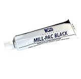 Non-Toxic High Temp Mill-Pac Black Sealant | Fireplaces, Wood, Pellet, and Gas Stoves, Direct Vent Systems, Flue Joints | Environmentally Friendly | 1050-Degree (90 ml Squeeze Tube)