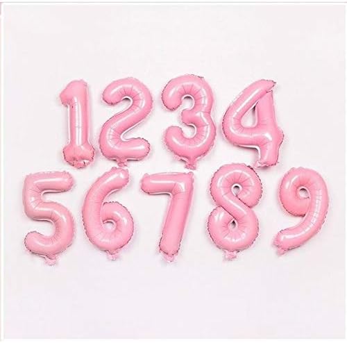 数字 柔らかい 風船 小さい 誕生日 パステルピンク ナンバーバルーン 40cm 飾り付け プレゼント おもちゃ ぺたんこ配送 安い サプライズ