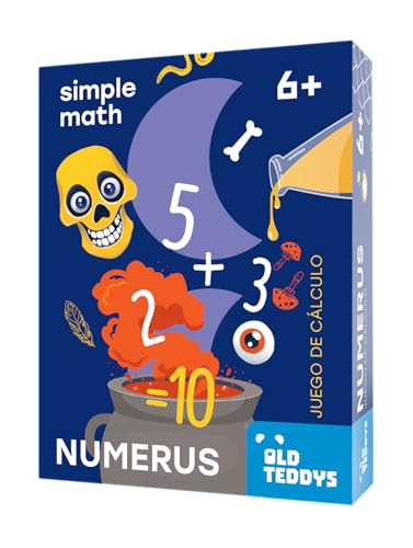 Old Teddys SR49642 - Numerus, Juego de Cartas de cálculo y Memoria...