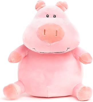 Cuddle Barn - Smuzzies Pigsley The Piggy | Super Soft Plush Kawaii Barnyard Pig Stuffed Animal، 7 inch