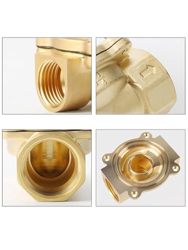 Électrovanne normalement fermée DN40 12VDC étanche IP68 en laiton