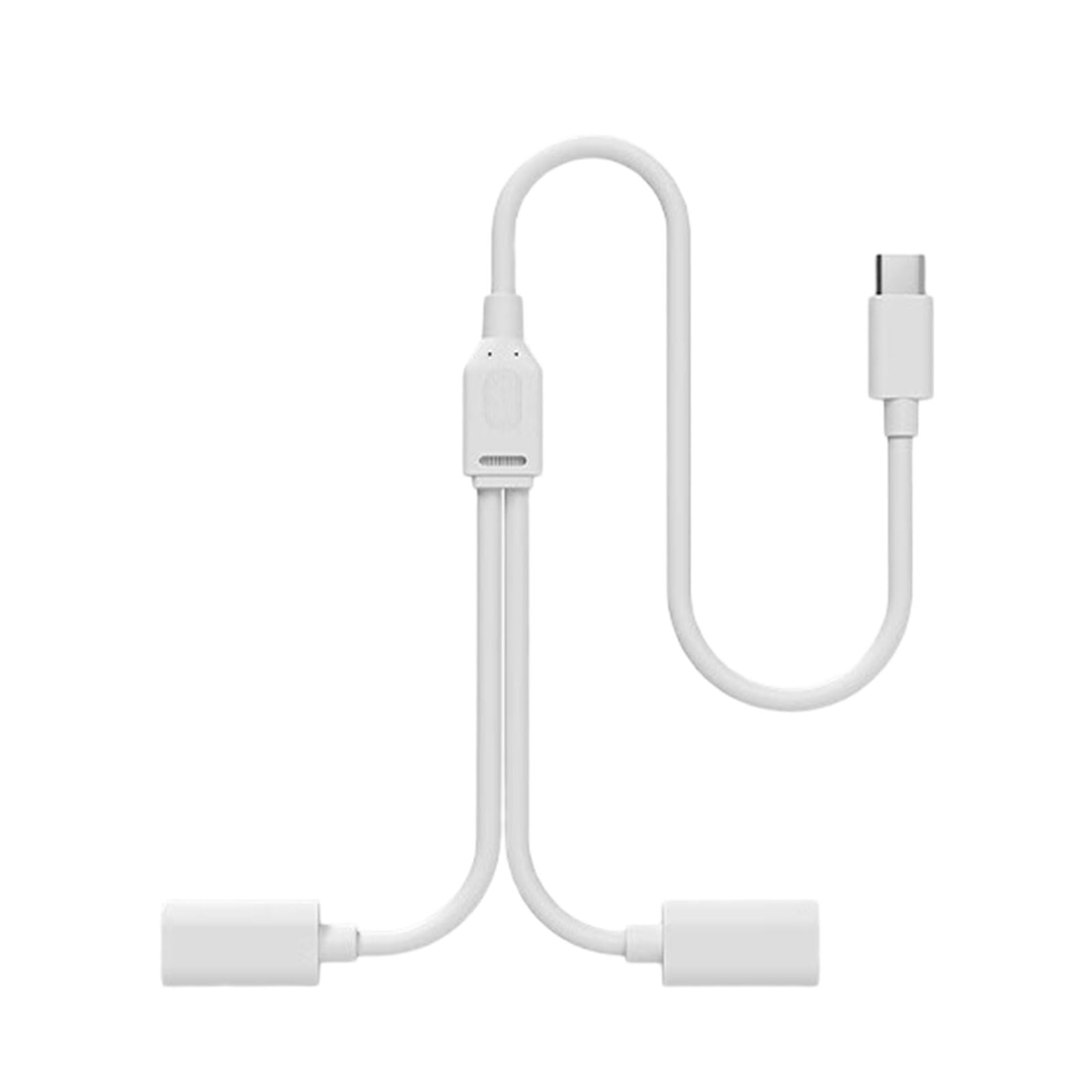 Yazhuq Type C Splitter Charging Cable For Solar Security Camera Power Cord 5V/0.5A/1A/2A Power Supply 480Mbps Data Transfer