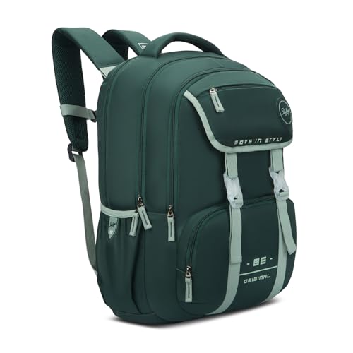 Image of Skybags Sizzler Pro 39L Casual Backpack for Boys & Girls with 3 Compartments & Adjustable Strap | Insulated Tiffin Pouch | Rain Cover | Aer-Zone Back Panel | Perfect for School & Travel - Unisex