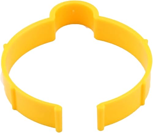 Juego de 4 clips de almacenamiento de vinilo para calcomanías de automóvil, tamaño S, soporte de clip eficiente amarillo para película de vinilo y