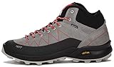  Grisport Outdoorschuh Schnürer Tundra Vesuvio grau/schwarz/rot, Echtleder, TEX, Herren:37 EU
