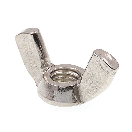 Prime-Line 9076719 Wing Nuts, Cold-Forged, 3/8 in.-16, Grade 18-8 Stainless Steel, 10-Pack