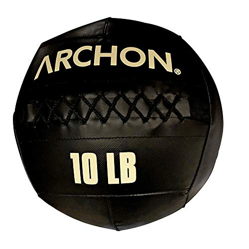 ARCHON Fitness 10 Pound Wall Balls | Plyometrics | Cross Training | Weightlifting | Exercise Ball | Core Exercises | Cardiovascular | Abdominal Workout | Leg Exercises | Glute Exercises | Commercial