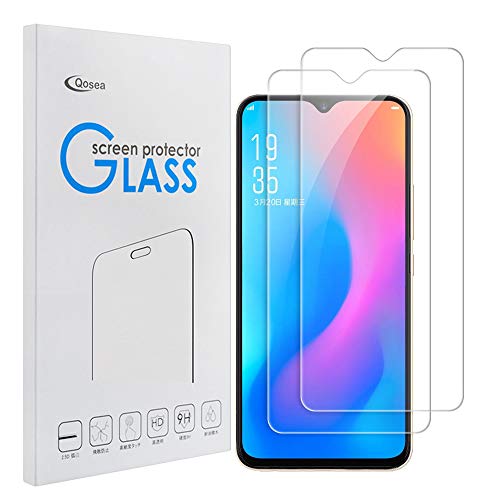 Qoosea Compatible with UMIDIGI Power Screen Protector [2 Pack] Ultra-Thin 2.5D 9H Anti Scratch Hardness Crystal HD Clear Scratch Resistant Tempered Glass Film for UMIDIGI Power