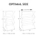 ZOES HOMEWARE 2024 Enhanced Clothes Drying Rack | Foldable Drying Rack Clothing for Laundry | Small Collapsible Portable Dryers for Laundry | Use for Indoor & Outdoor | White 37.5