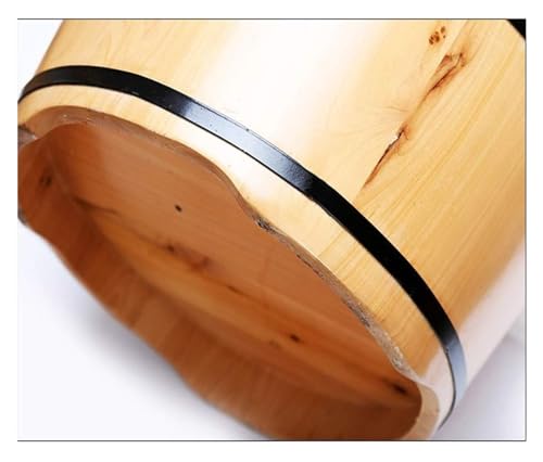 Bañera de pies de madera maciza para spa y masaje miniatura 3