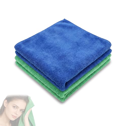 Nevoluxer Paños Sin Pelusas y Bayeta de Bambú - Paquete de 2 Paños Limpiadores Reutilizables, Absorbentes y Resistentes, Ideales para Limpieza de Cocina, Baño, Muebles y Superficies de Vidrio