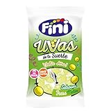 Fini Uvas de la Suerte 22 Bolsitas de 30g – Gominolas sin Gluten con Sabores Fresa y Melón para una Nochevieja Dulce y Divertida