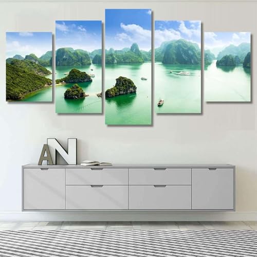 Tableau paysage alpin modulaire encadré, une idée de cadeau d'anniversaire original