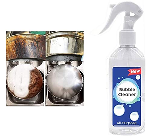 Kitchen All-Purpose Bubble Cleaner,Bathroom Rinse New Cleaner Free Kitchen Bubble Cleaner Easy Off,Grease Cleaner Foam Spray Cleaner Remover (100ml) Cover