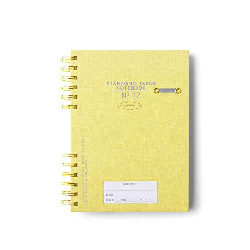 Standard Issue Planner n°12 carnet ocre DesignWorks Ink pour le bureau