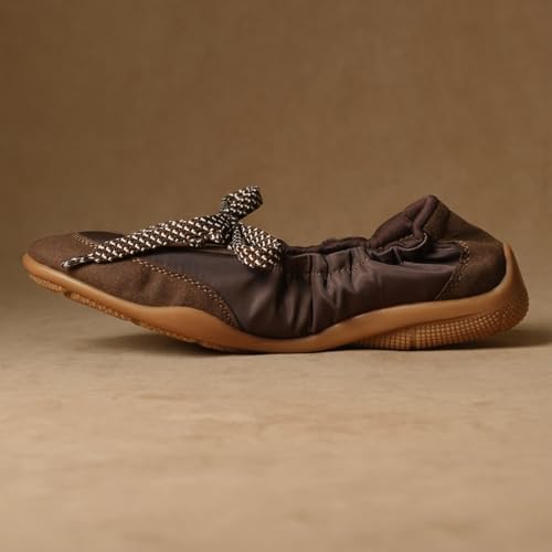 Image of Theater Kai Casual Sneakers in Suede for Women | Stylish Flat Lace-Up Shoes | Lightweight Comfortable Footwear with Cushioned Insole