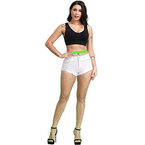 Image of EVERSWE High Waist Fishnet Tights, Thigh High Suspender Stockings