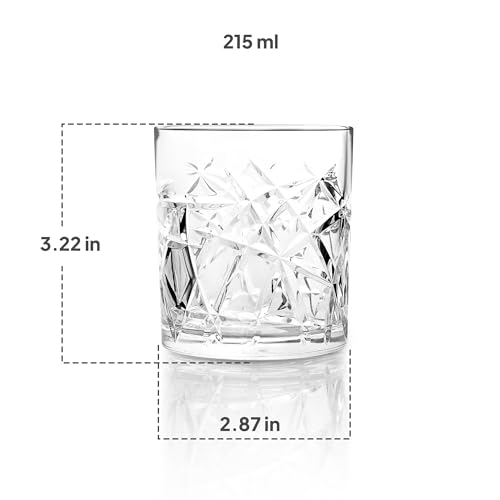 Image of CELLO Swirl Juice Tumbler Glass Set of 6, 215ml Each | Dishwasher Safe |Comfortable Grip & Stackable |Perfect Glasses for Drinking Water, Juice, Cocktail, Cold Drinks | for Daily Use & Gifting