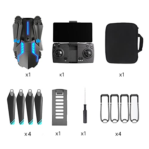 Câmera Drone GPS - Drone GPS dobrável com câmera 4K UHD para adultos - Câmera UHD 15 minutos Tempo d