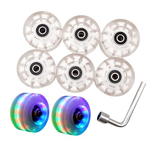 Quads Skate Replacement With Bearings Roller Skate Wear Resistant For Double Row Skate Skateboard