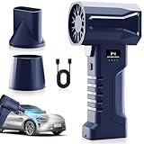 ブロワー 洗車 強力 ブロアー 【2400g超強推力・史上爆風No.1】【レッドドット・デザイン受賞ブランド】5段階風量調整 コードレス 300000RPM高速回転 BOLYDOOM新登場 小型電動 ぶろわー エアダスター Type-C充電式 高輝度LEDライト付 軽量 携帯便利 洗車/落ち葉/除雪/PC掃除/キーボード/エアコン対応 家庭・車内・業務・アウトドア兼用(マットブラック)