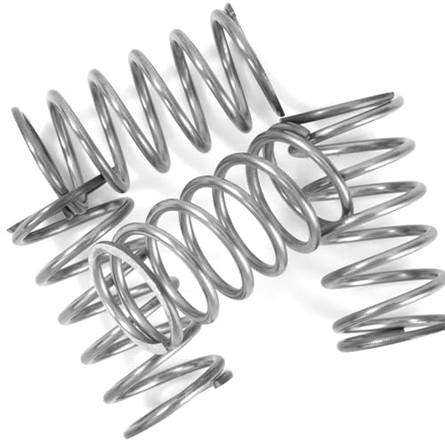 GUNGY Druckfeder Edelstahl Feder Druckfedern 30mm Drahtdurchmesser 1,5mm Außendurchmesser 16mm Länge 30mm Maximale Federkraft 3,2kg 4 Stück